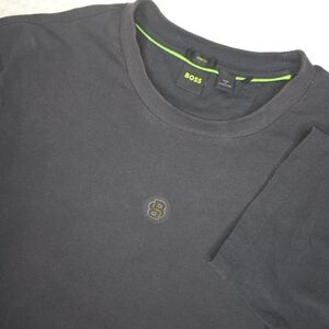 BOSS by Hugo Boss Men's Double B Monogram Regular Fit T-Shirt Black Large